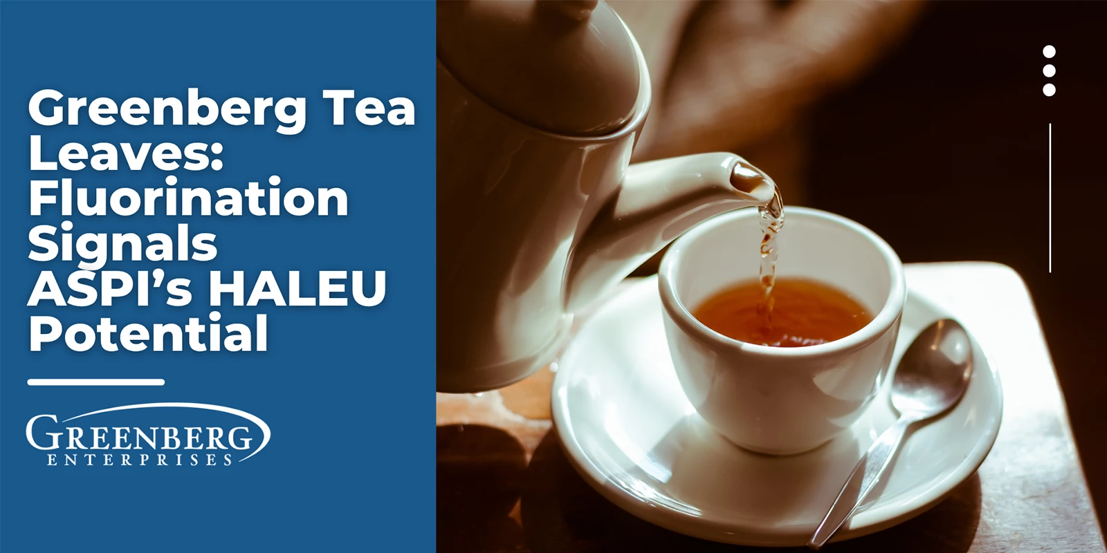 Fluorination Signals ASPI